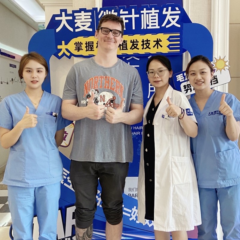 Doctor with patient
