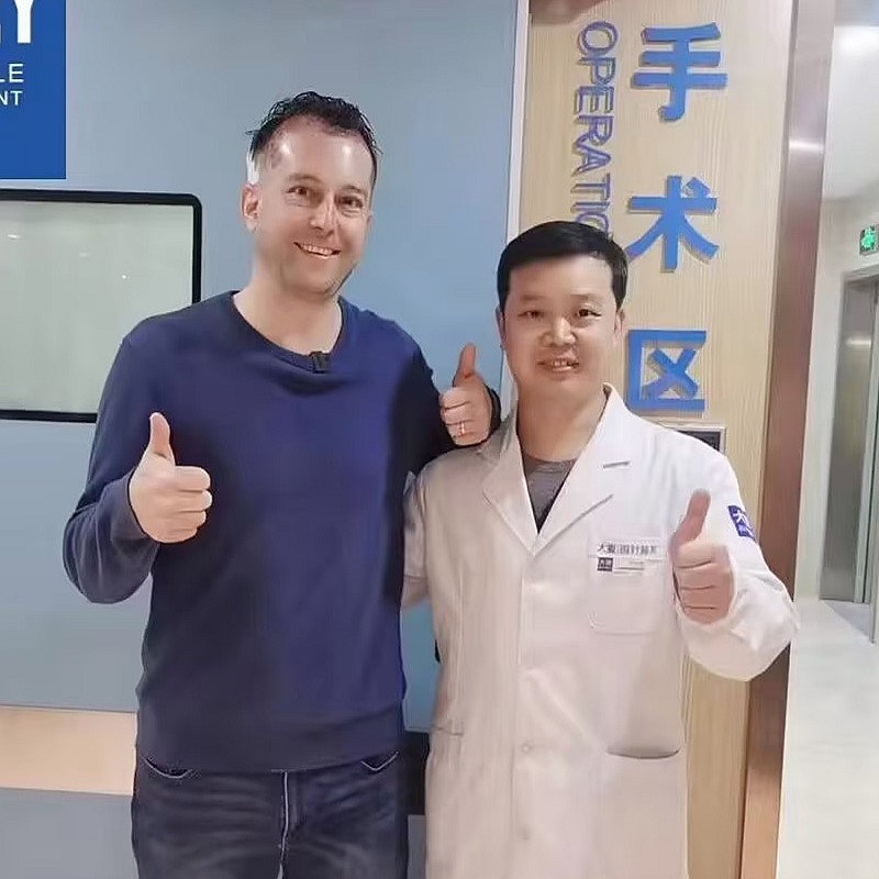 Doctor with patient