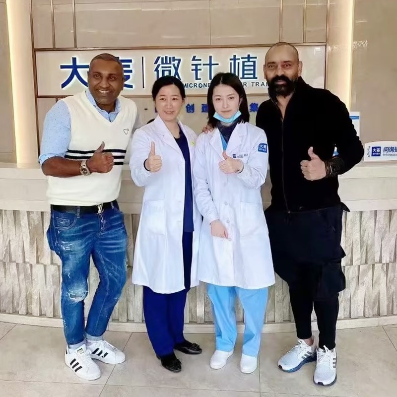 Doctor with patient